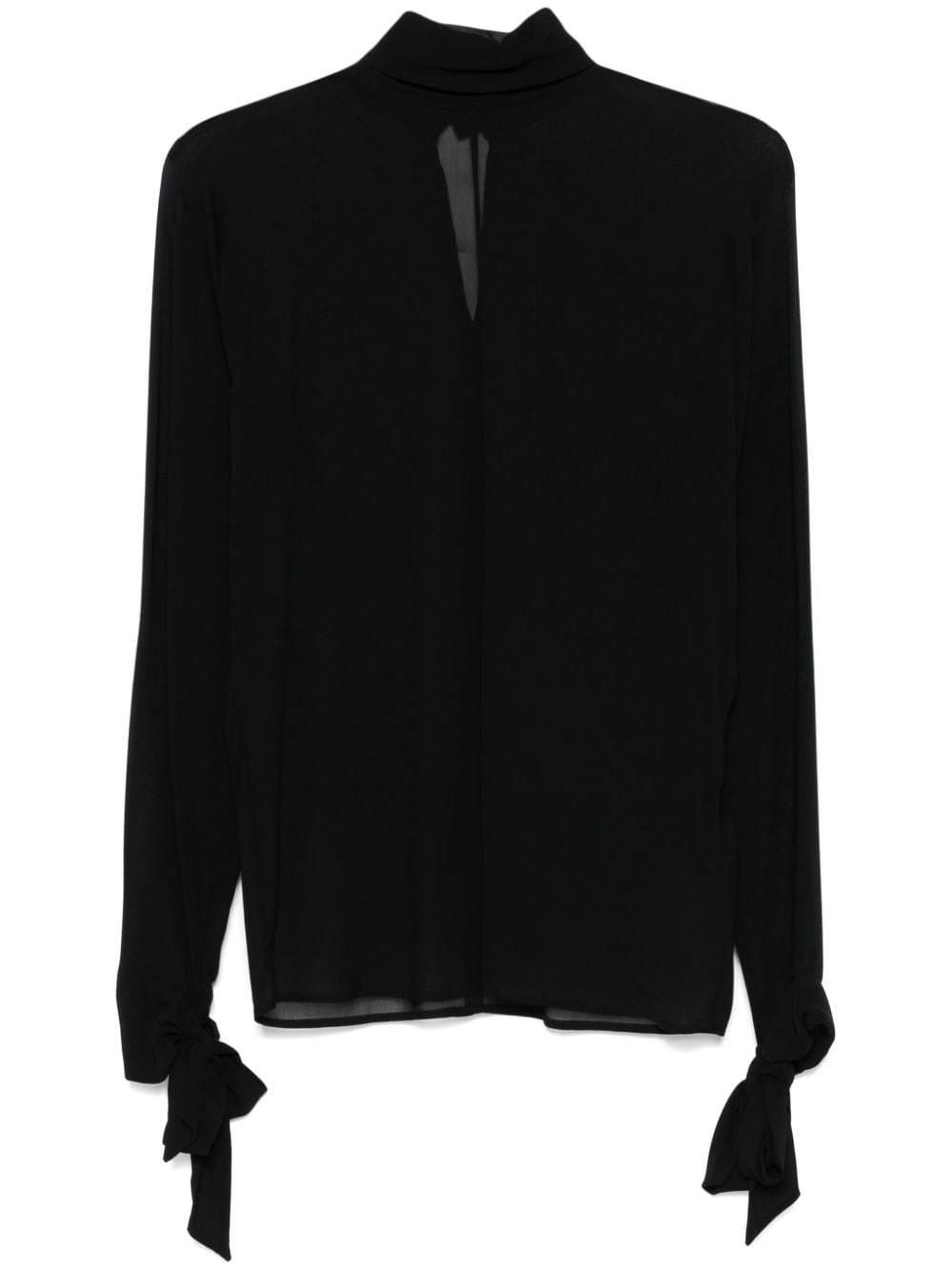 DONDUP crepon blouse - Black von DONDUP