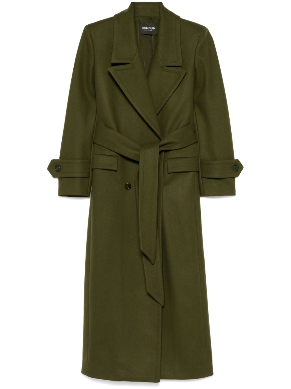 DONDUP double-breasted coat - Green von DONDUP