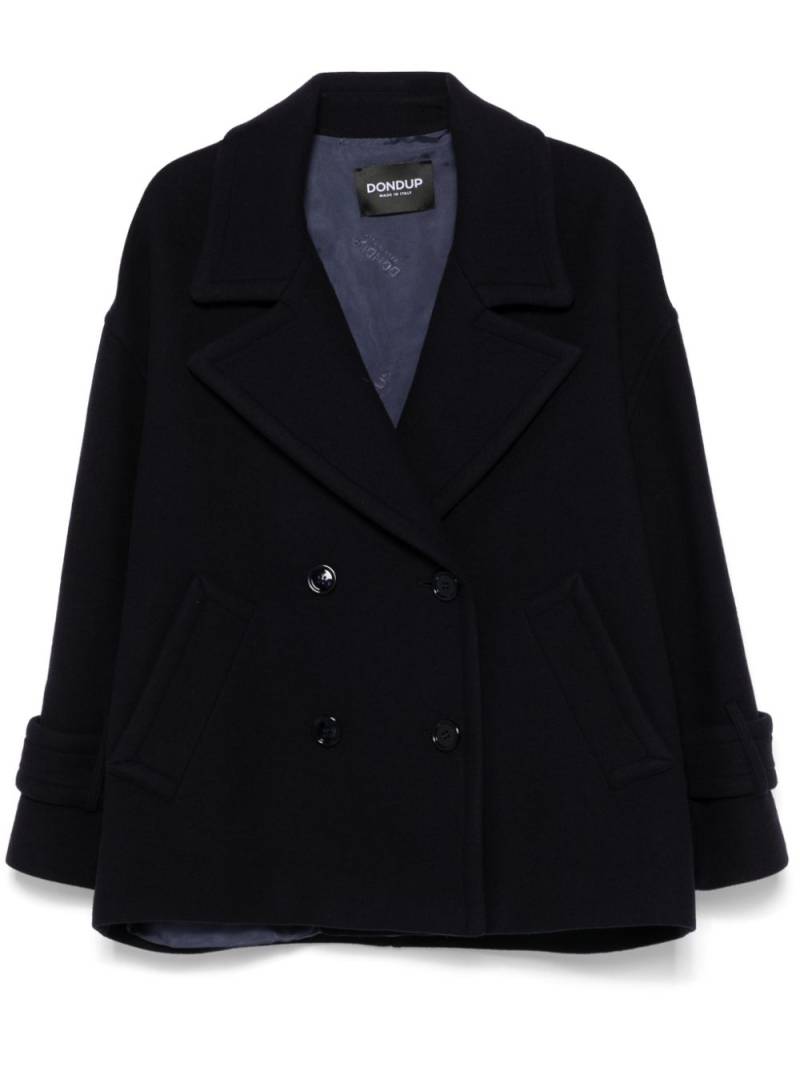 DONDUP double-breasted peacoat - Blue von DONDUP