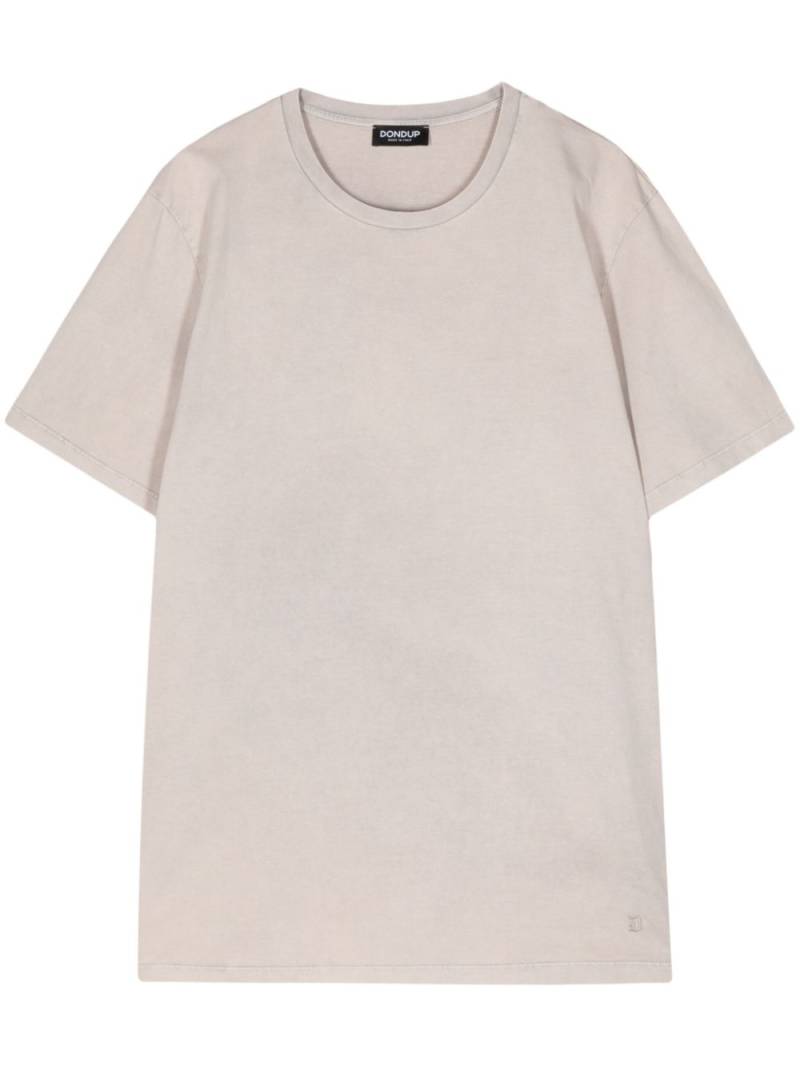 DONDUP fade-dyed cotton-jersey T-shirt - Neutrals von DONDUP