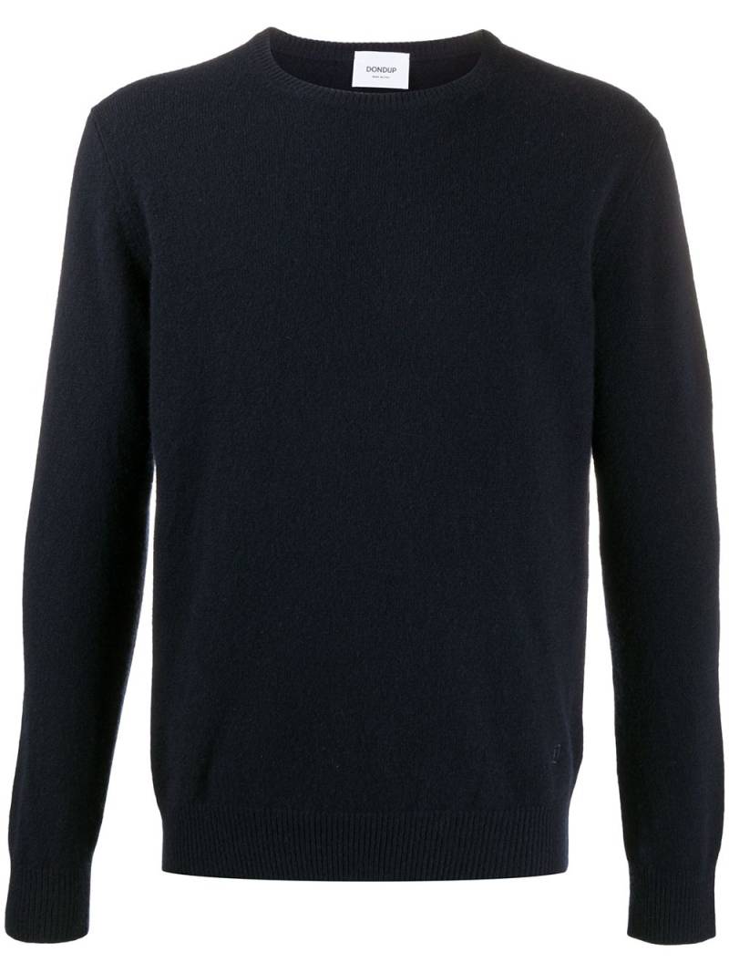 DONDUP fine-knit crew neck jumper - Blue von DONDUP