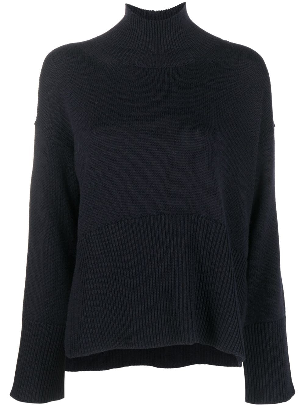 DONDUP high-neck wool jumper - Blue von DONDUP