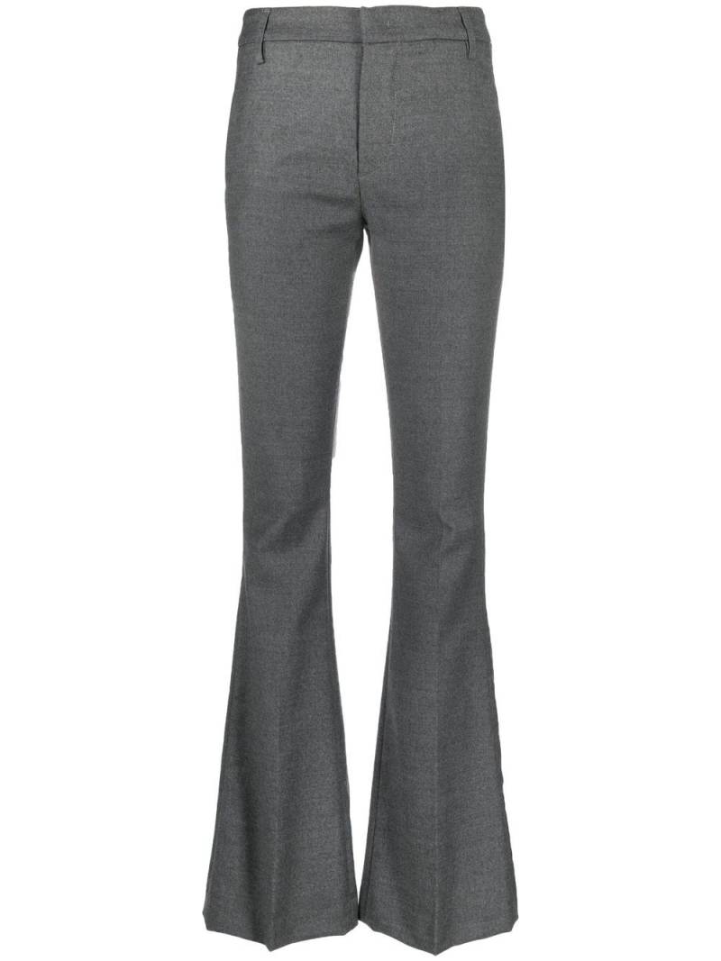 DONDUP hight-waisted bootcut trousers - Grey von DONDUP