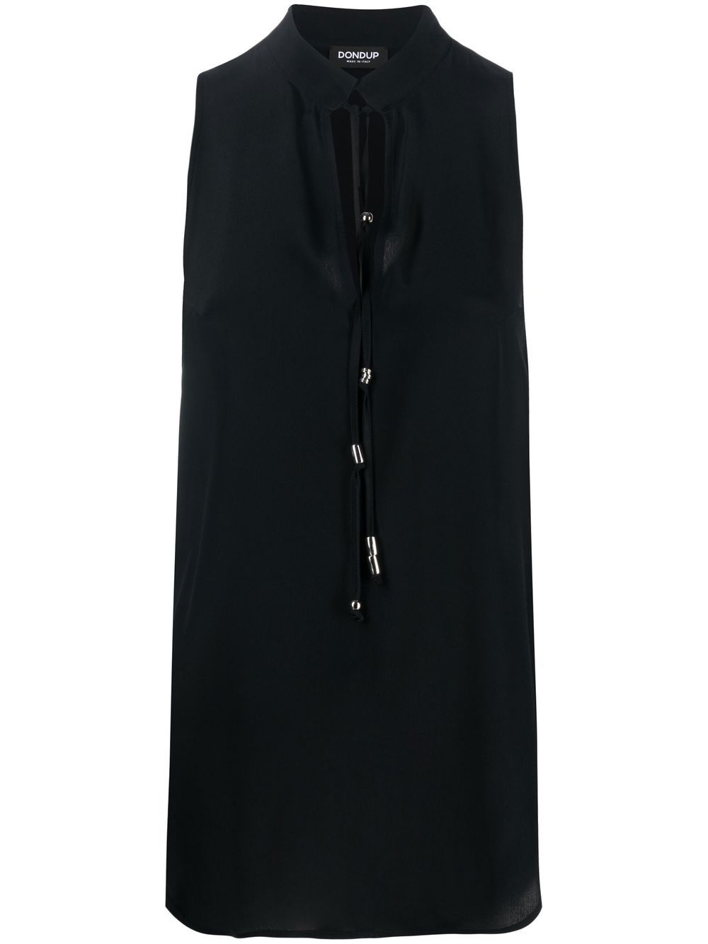 DONDUP keyhole-neck sleeveless dress - Black von DONDUP