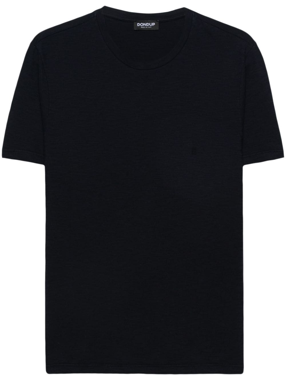 DONDUP logo-embroidered cotton T-shirt - Blue von DONDUP