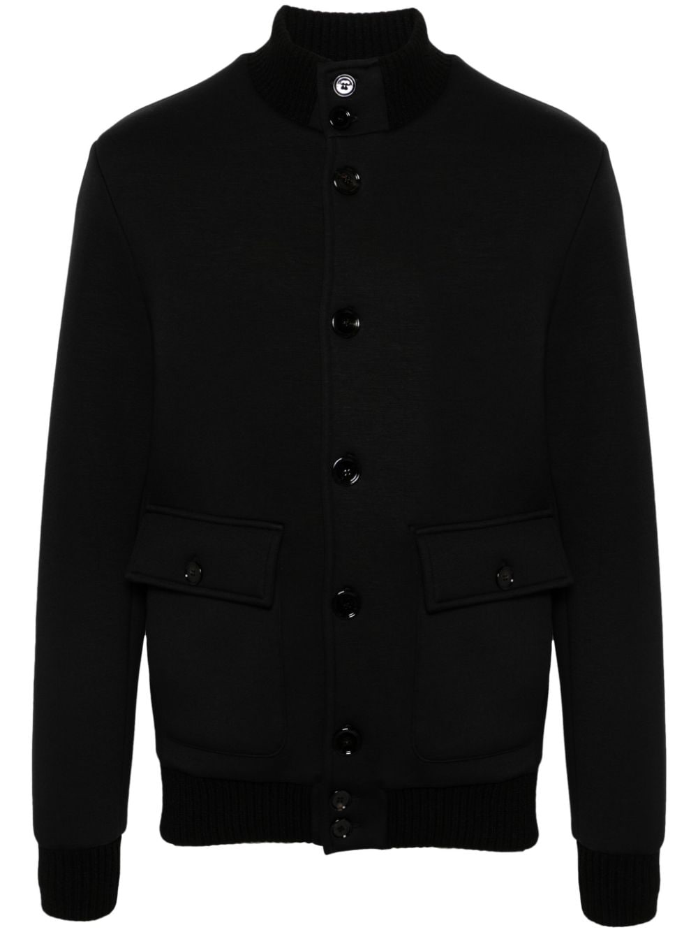 DONDUP logo-plaque jacket - Black von DONDUP