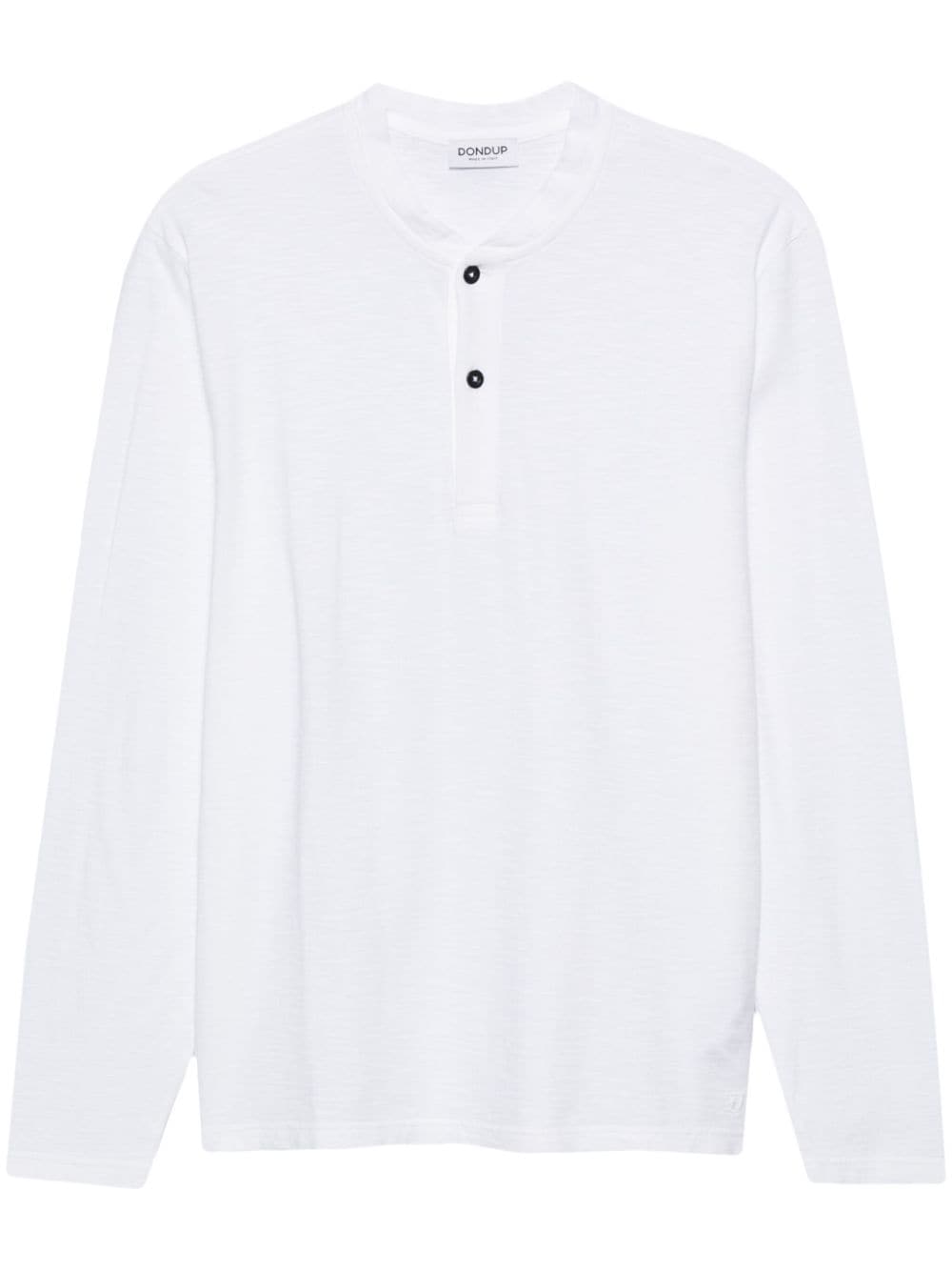 DONDUP long-sleeve cotton T-shirt - White von DONDUP