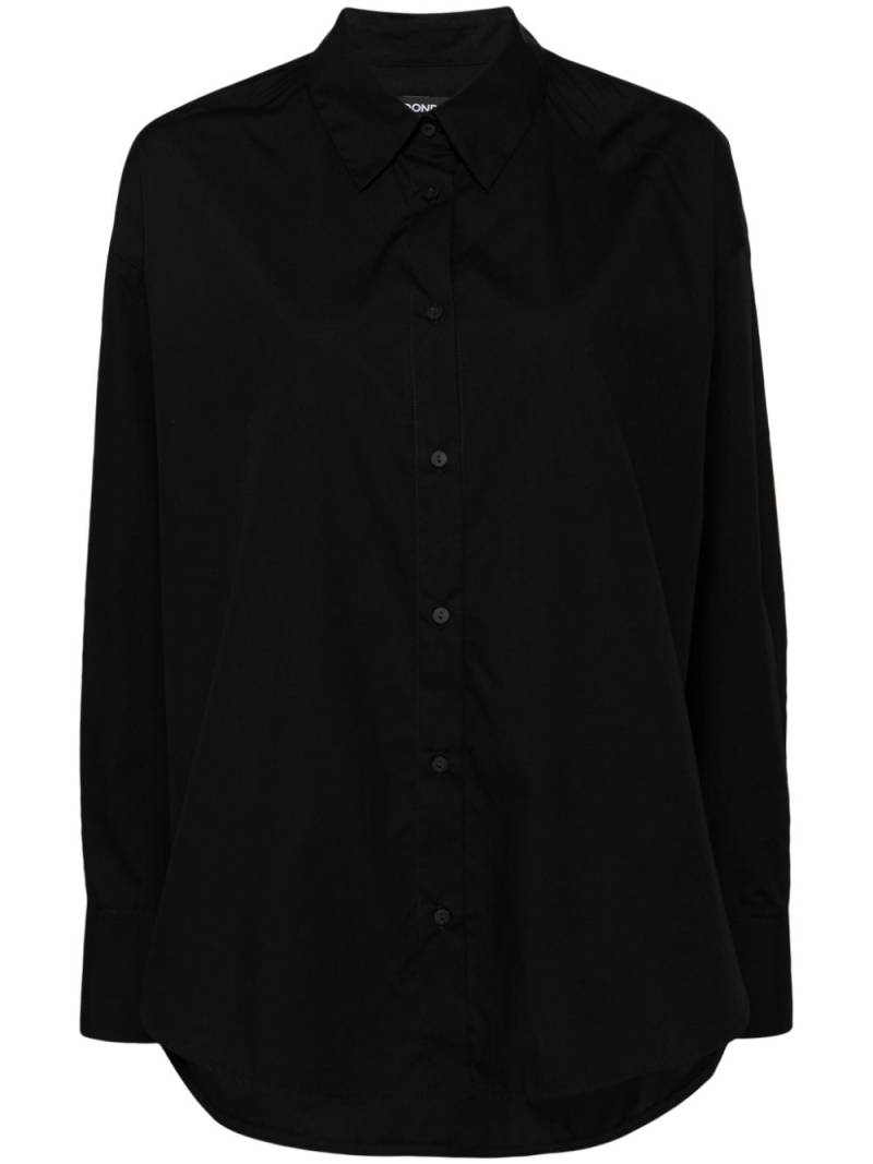 DONDUP long-sleeve cotton shirt - Black von DONDUP