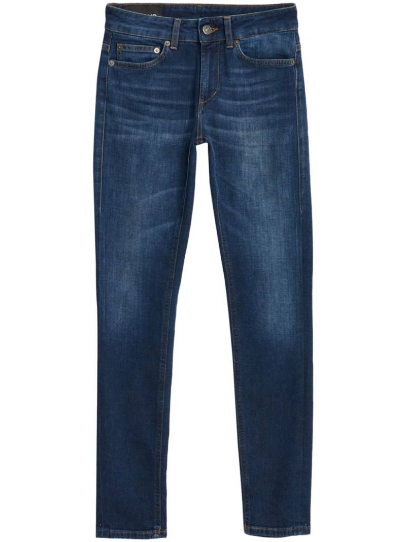 DONDUP low-rise straight jeans - Blue von DONDUP