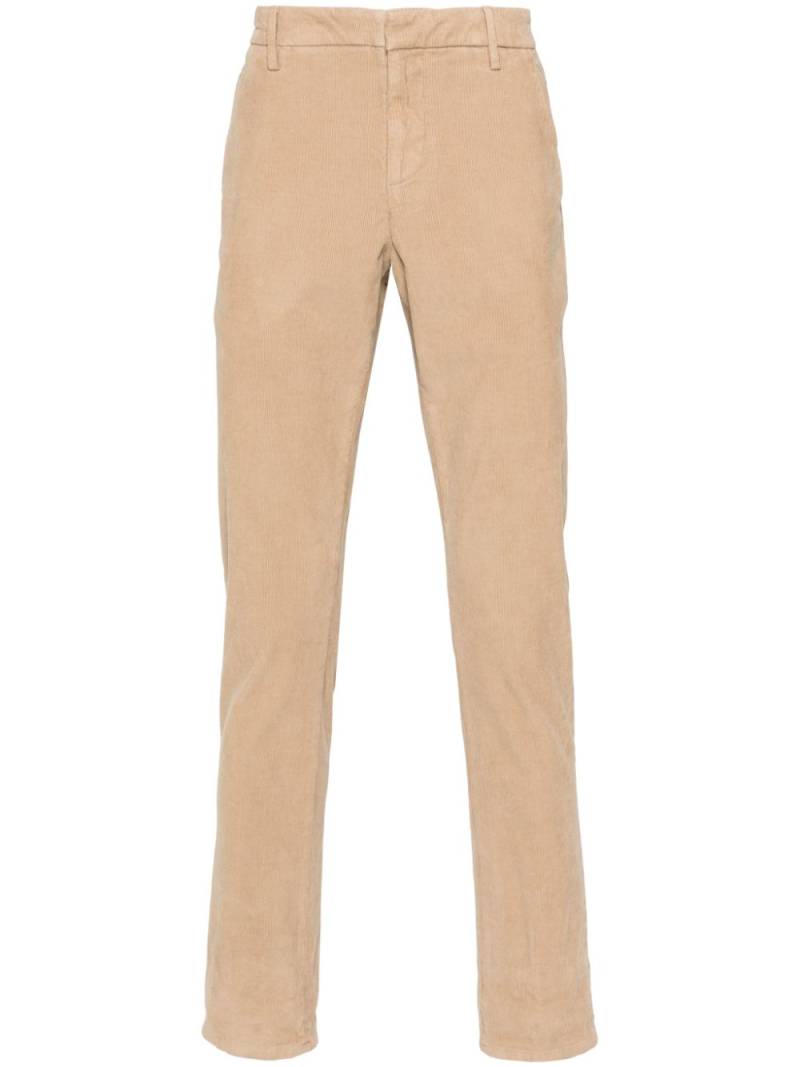 DONDUP mid-rise corduroy chino trousers - Neutrals von DONDUP