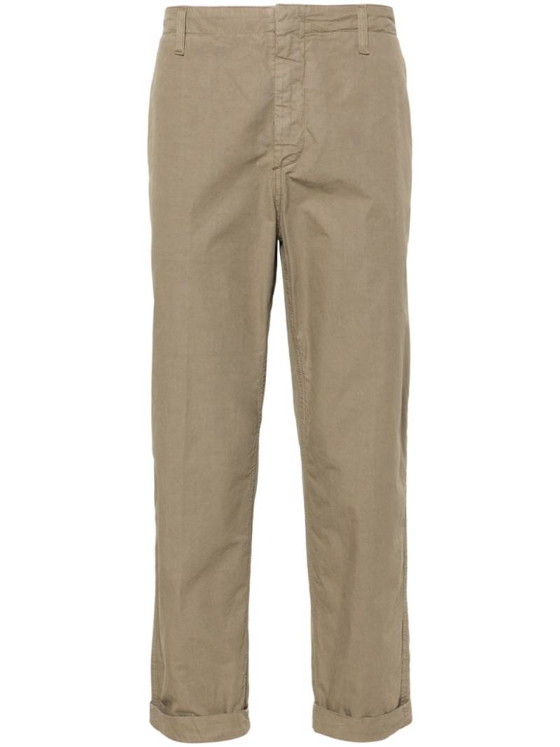 DONDUP mid-rise cropped trousers - Neutrals von DONDUP