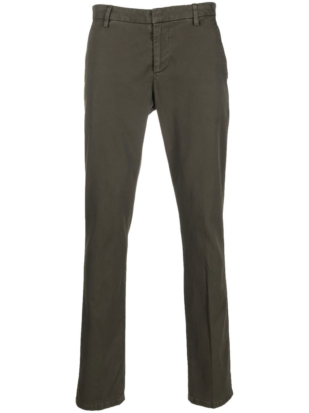 DONDUP mid-rise slim-fit trousers - Green von DONDUP