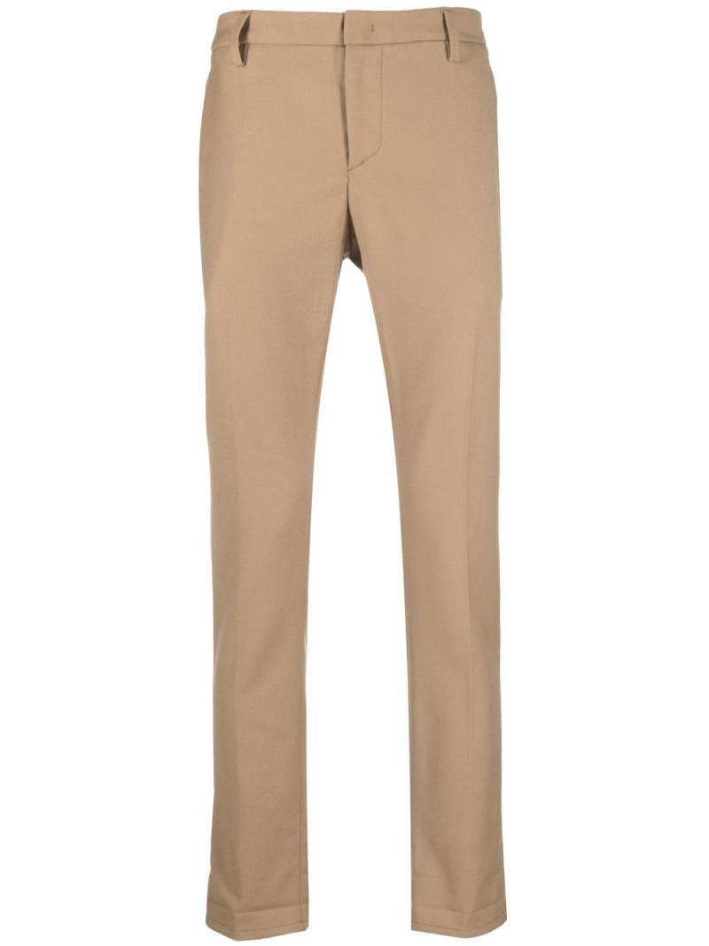 DONDUP mid-rise slim-fit trousers - Neutrals von DONDUP