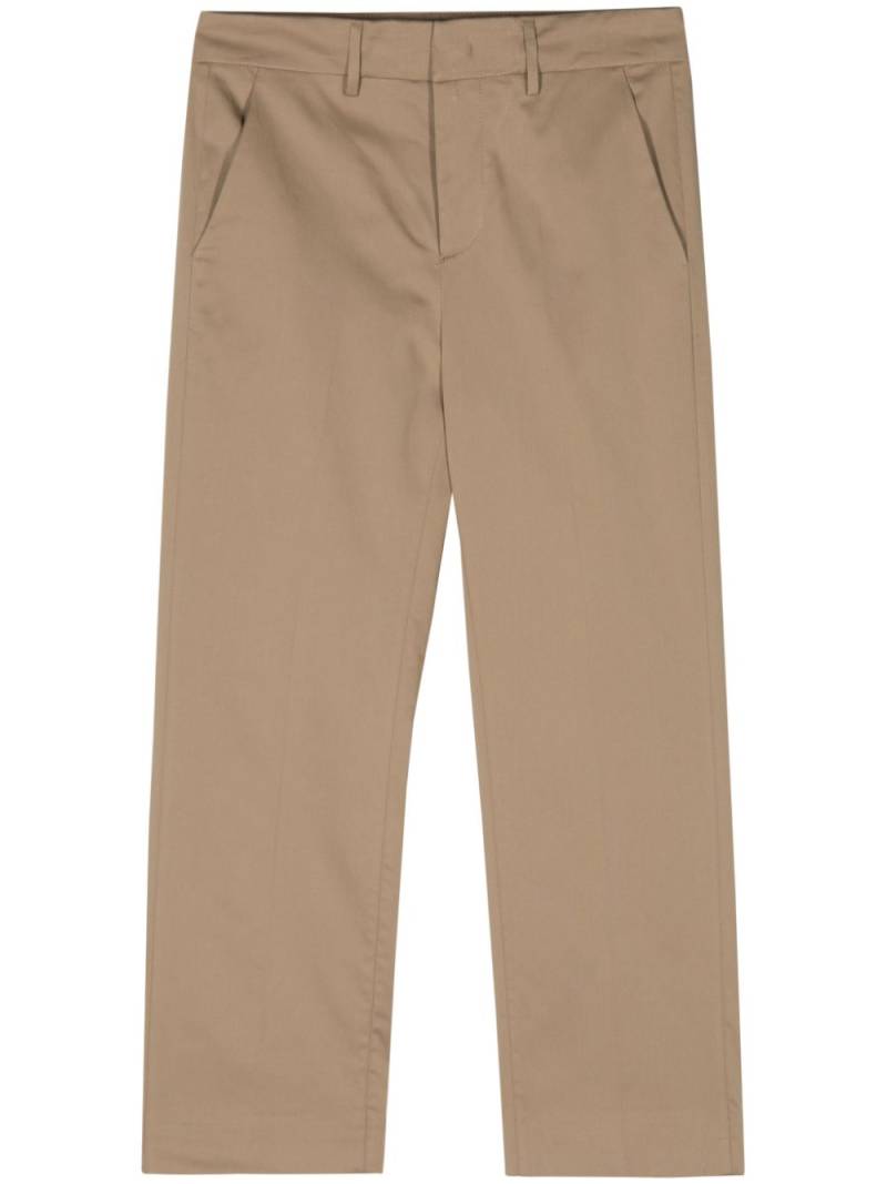 DONDUP mid-rise straight-leg trousers - Neutrals von DONDUP