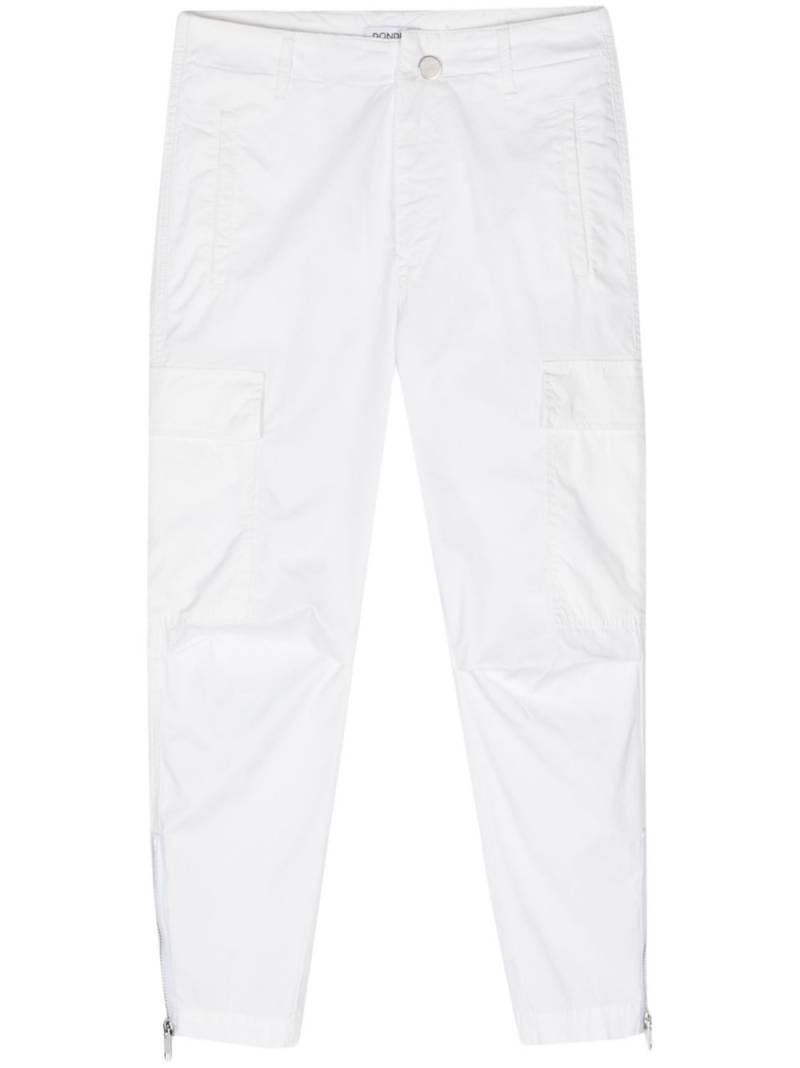 DONDUP mid-rise tapered cargo trousers - White von DONDUP