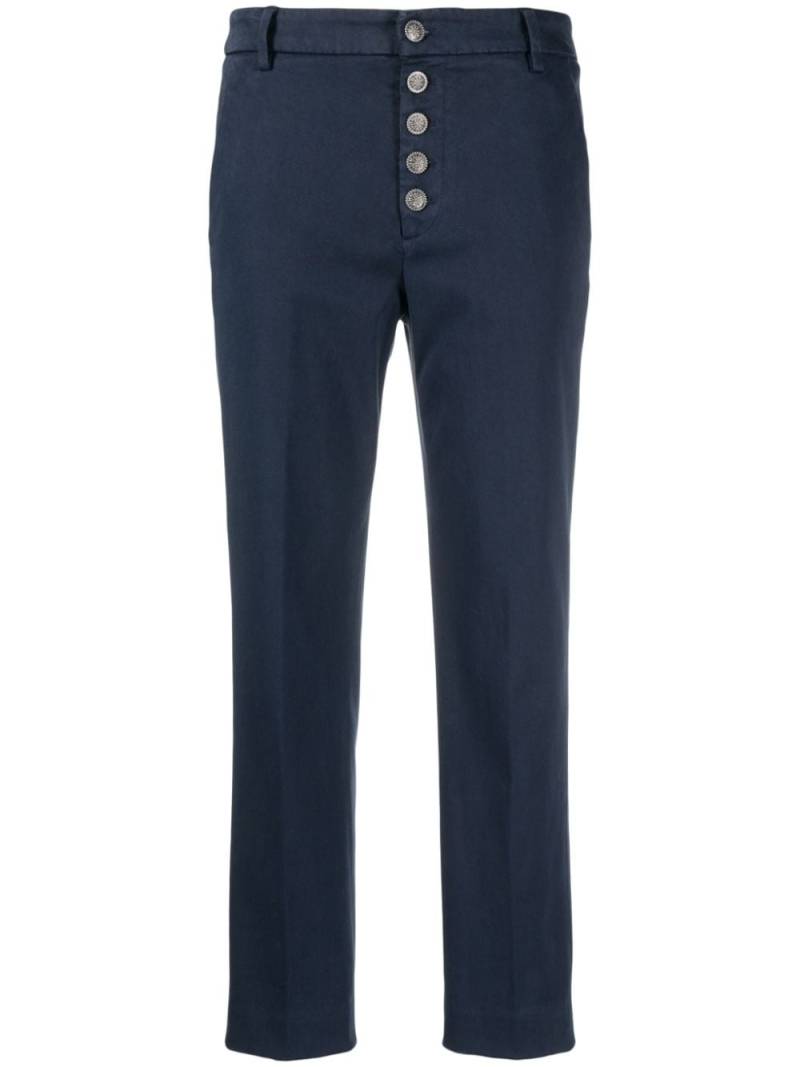 DONDUP mid-rise tapered-leg trousers - Blue von DONDUP