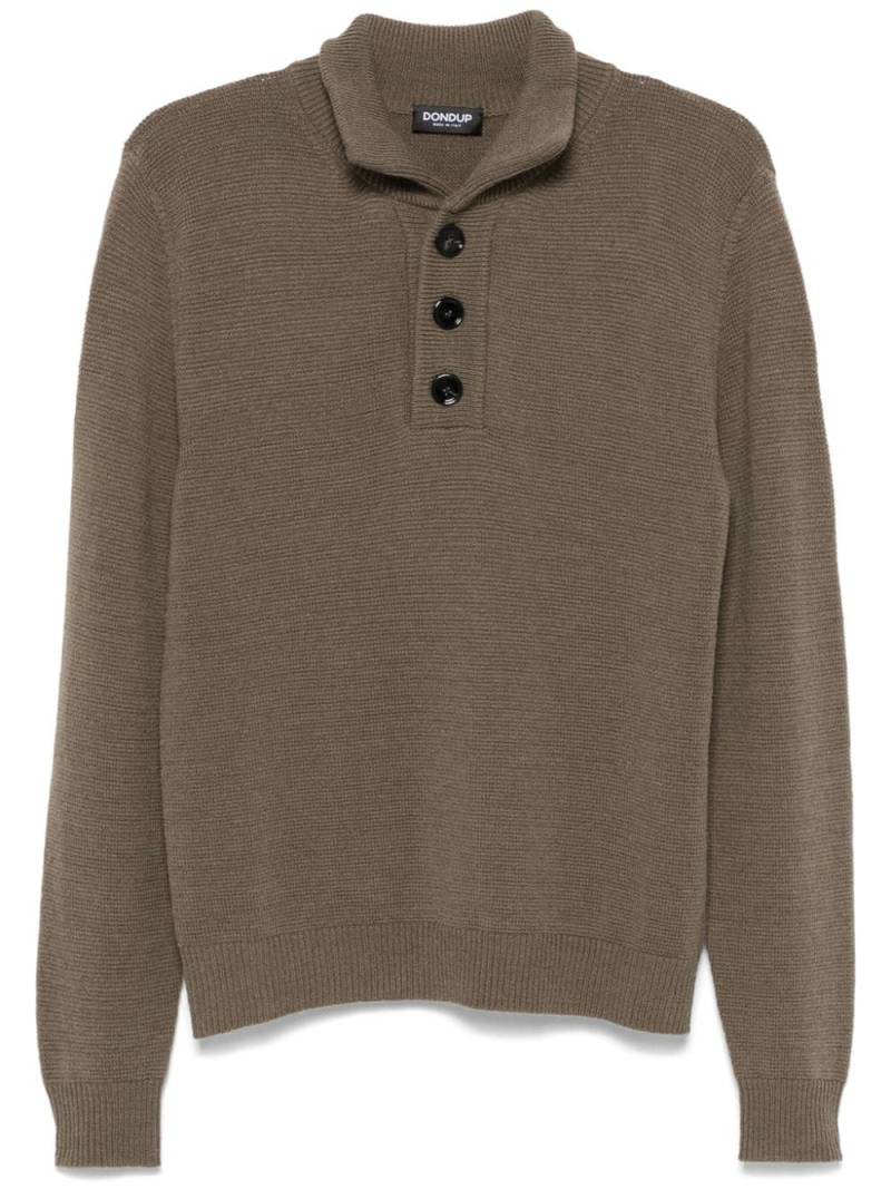 DONDUP polo sweater - Green von DONDUP