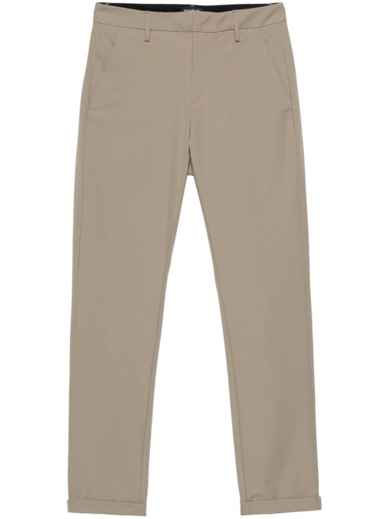 DONDUP pressed-crease slim-fit trousers - Neutrals von DONDUP