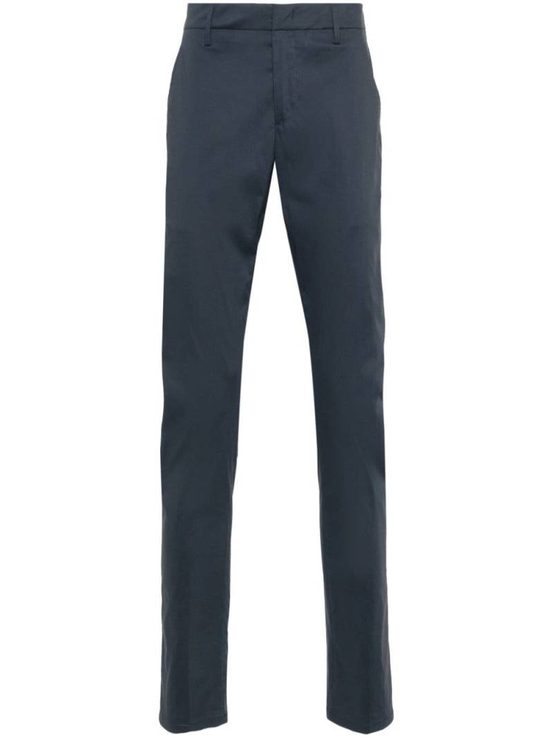 DONDUP pressed-crease tapered trousers - Blue von DONDUP