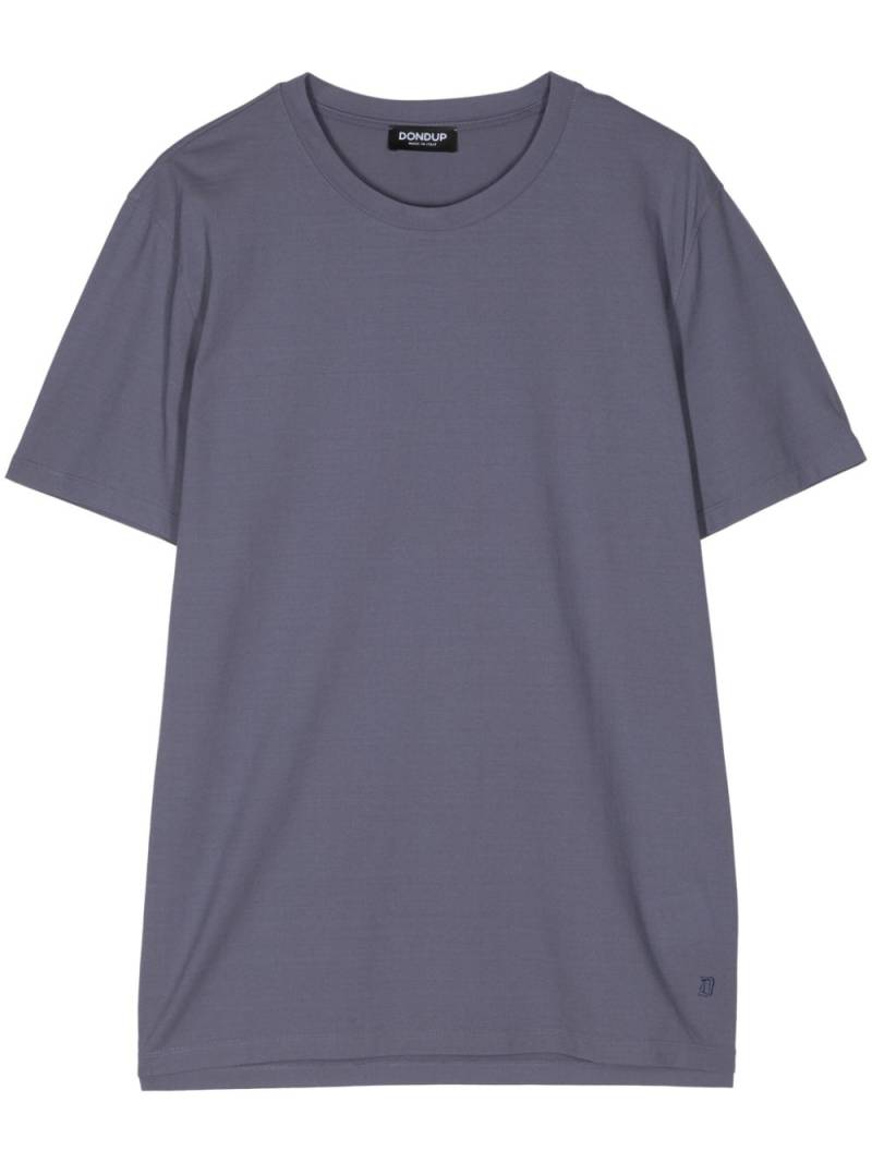 DONDUP round-neck cotton T-shirt - Purple von DONDUP