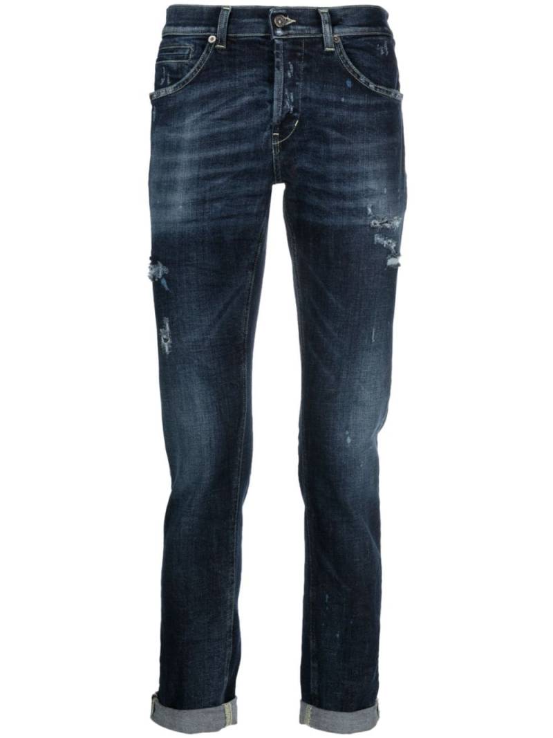 DONDUP slim-cut rolled-hem jeans - Blue von DONDUP