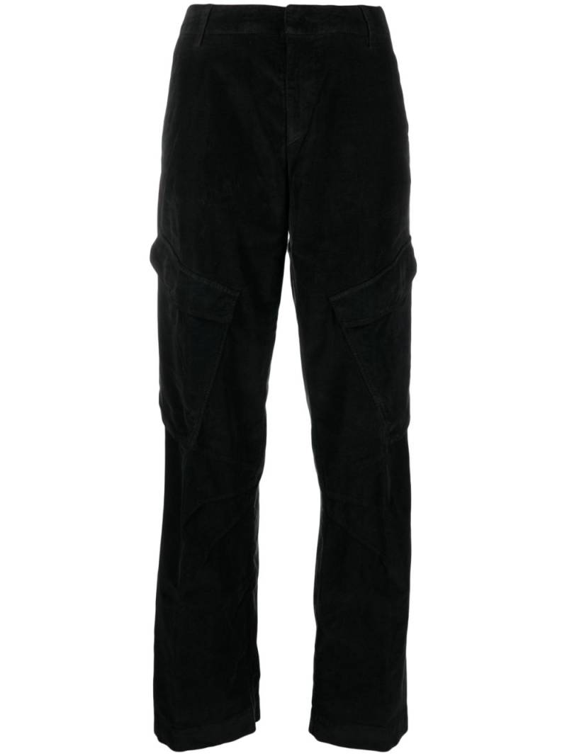 DONDUP straight-leg cargo trousers - Black von DONDUP