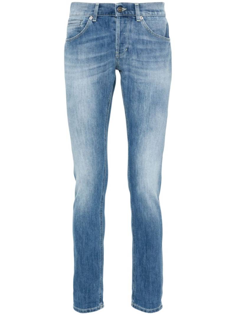 DONDUP straight-leg stonewashed jeans - Blue von DONDUP