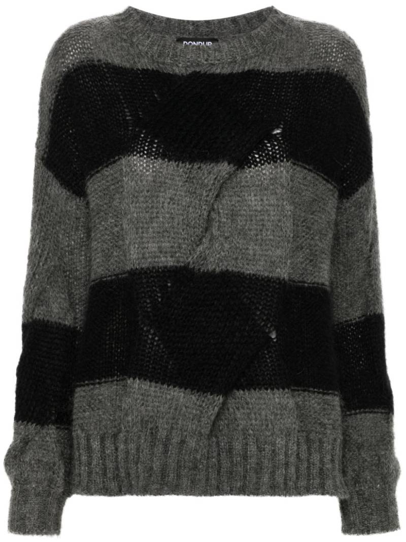 DONDUP striped sweater - Grey von DONDUP