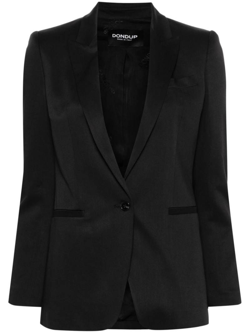 DONDUP twill cotton-blend blazer - Black von DONDUP