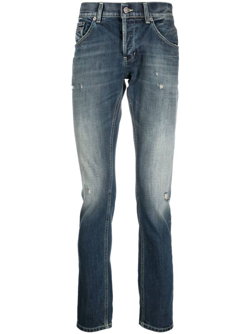 DONDUP washed-detail denim jeans - Blue von DONDUP