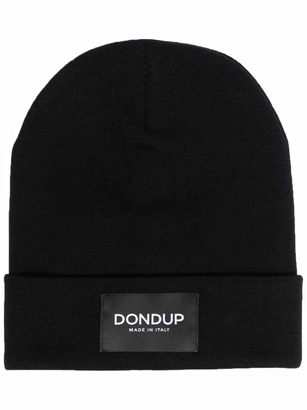 DONDUP wool-blend logo beanie - Black von DONDUP