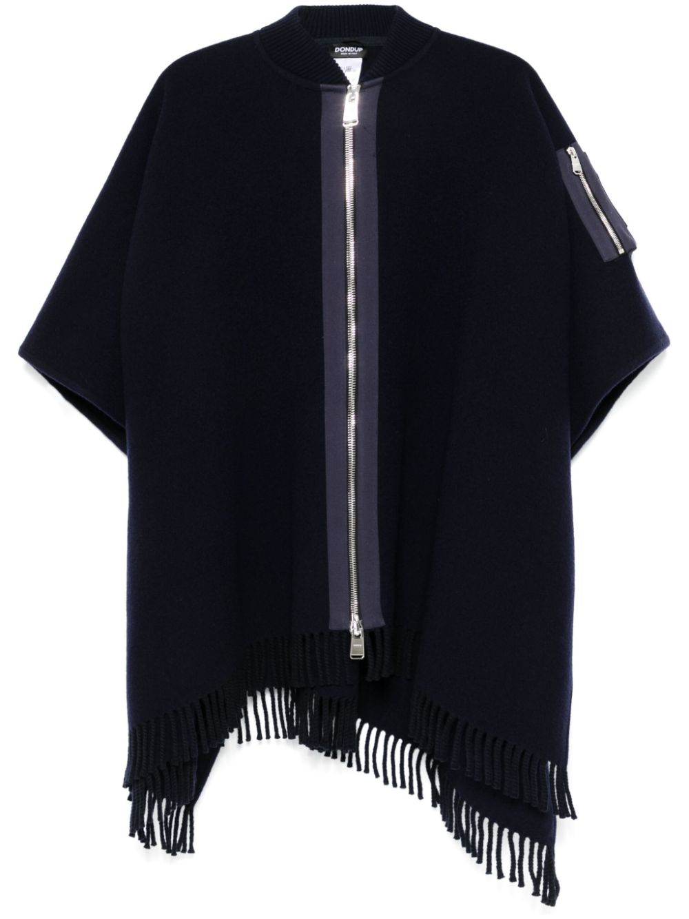 DONDUP wool cape - Blue von DONDUP