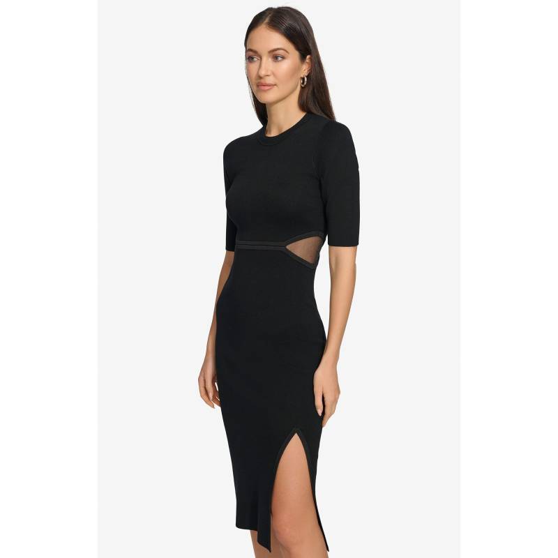 Freizeitkleid, Kurzarm Damen Black XS von DONNA KARAN NEW YORK