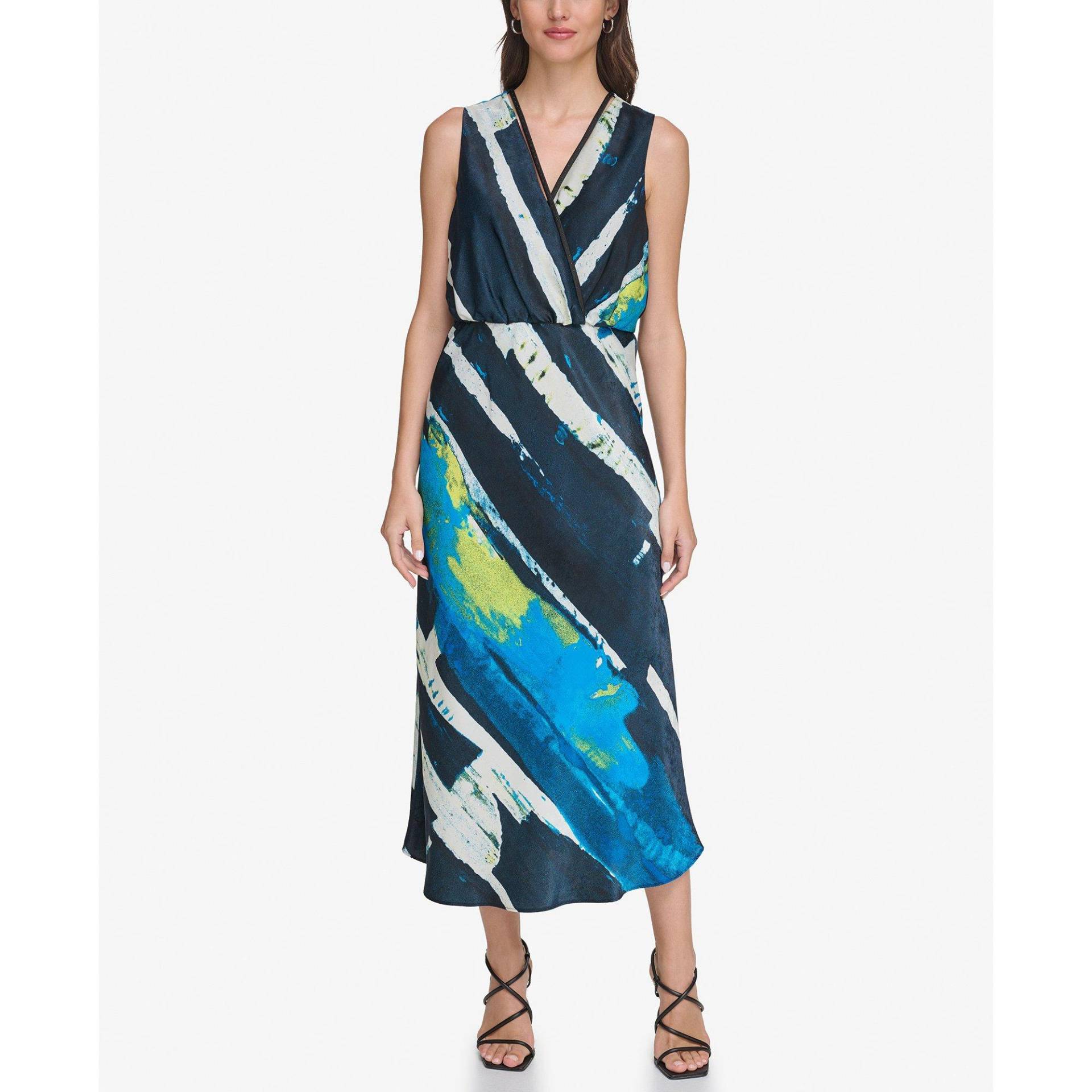 Kleid Damen Zweifarbig 2 40 von DONNA KARAN NEW YORK