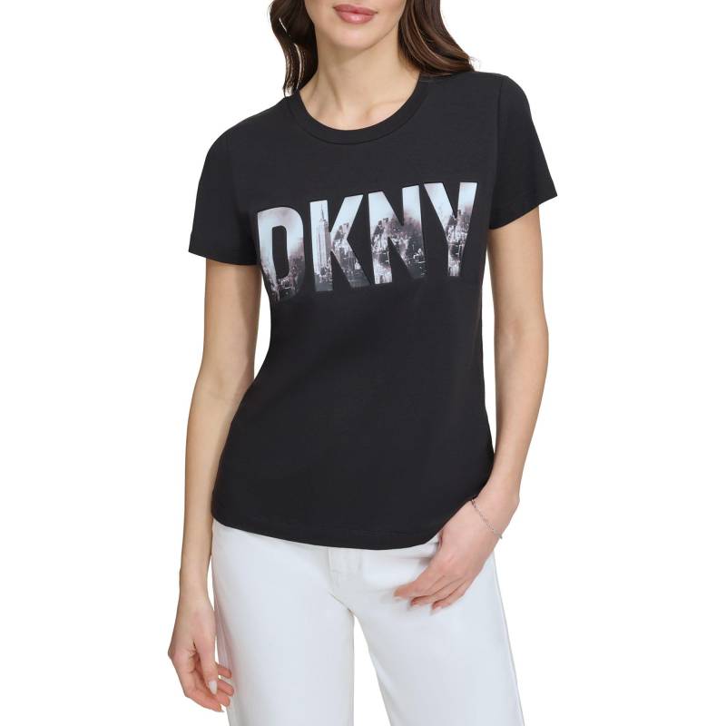 T-shirt Damen Black S von DONNA KARAN NEW YORK