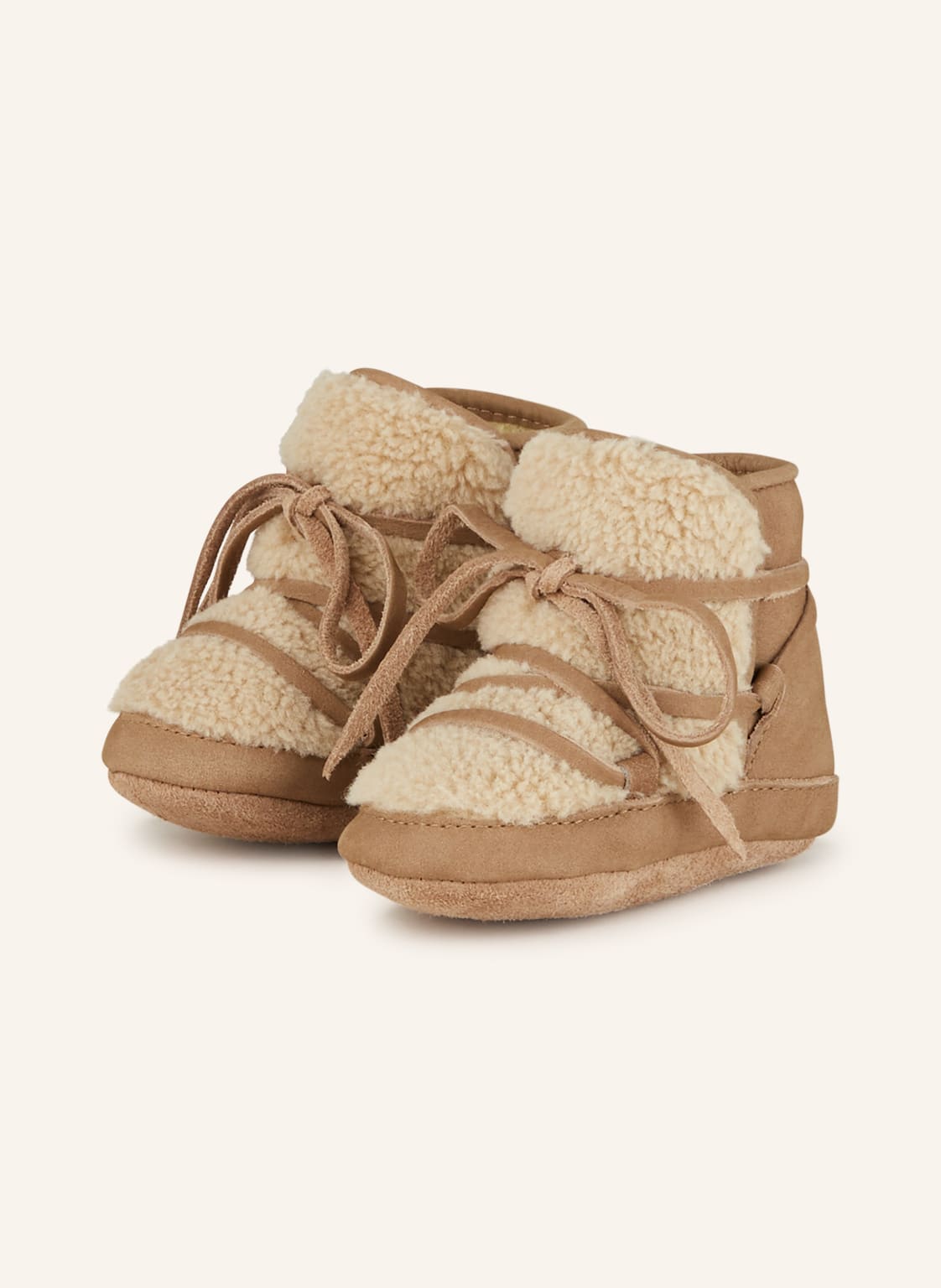 Donsje Krabbelschuhe Cassi beige von DONSJE