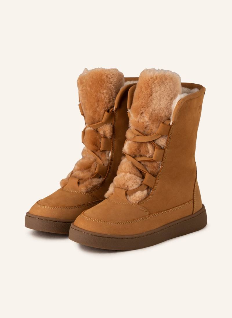 Donsje Schnürboots Sonny beige von DONSJE