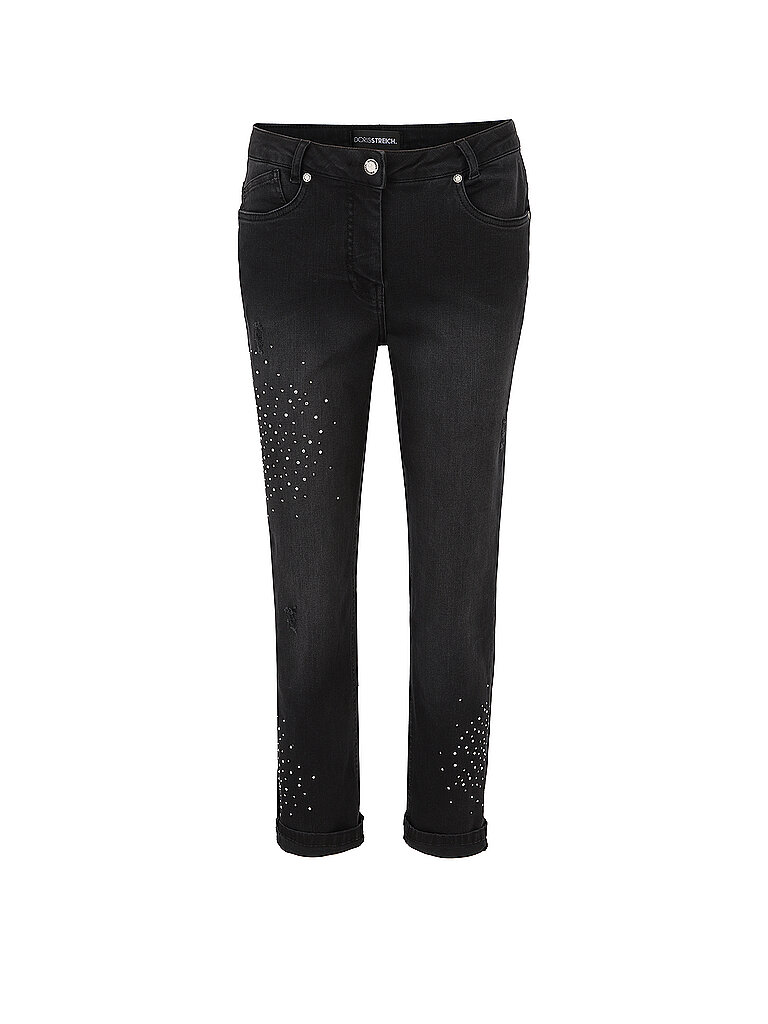 DORIS STREICH Jeans Straight Fit schwarz | 42 von DORIS STREICH