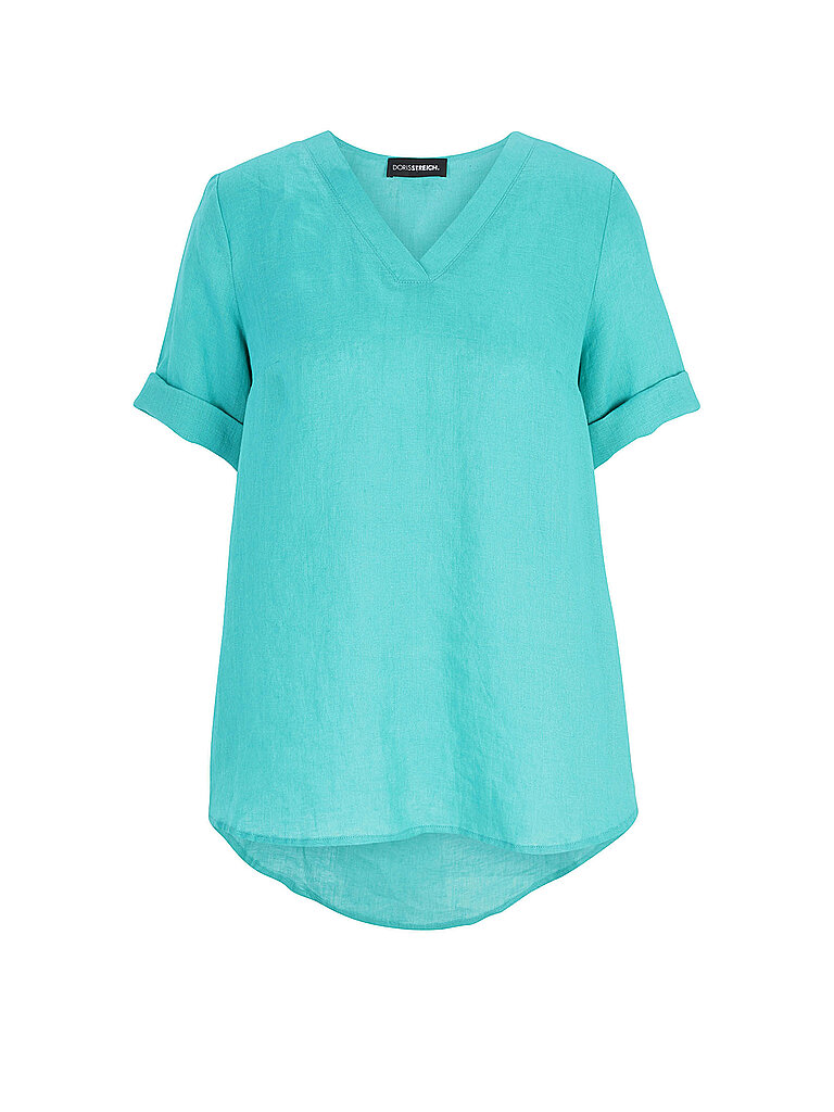 DORIS STREICH Leinenbluse türkis | 48 DORIS STREICH Leinenbluse türkis | 48 von DORIS STREICH