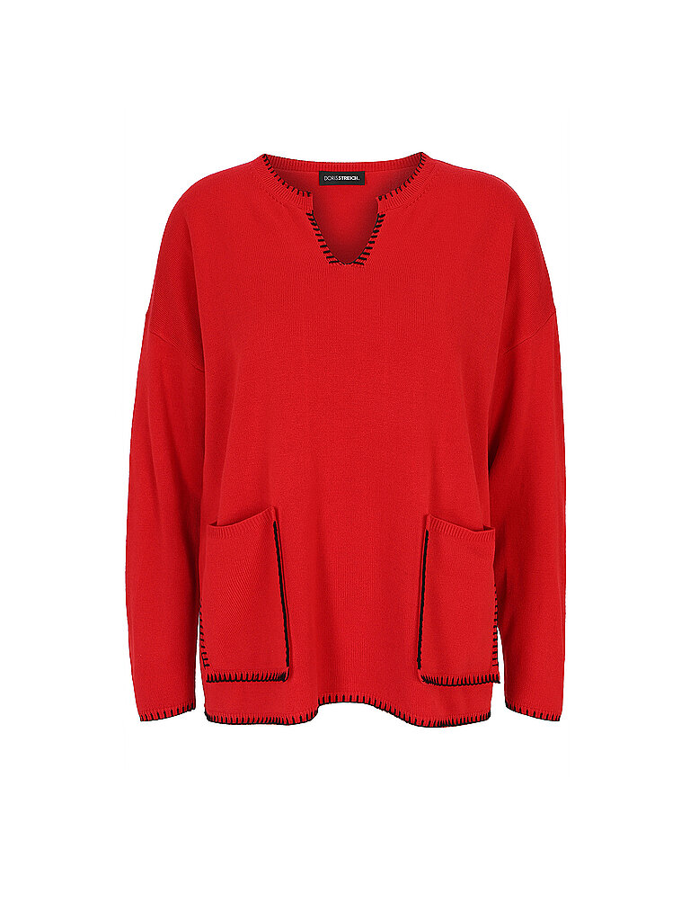 DORIS STREICH Pullover rot | 38 von DORIS STREICH