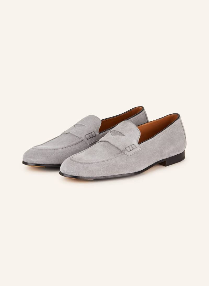 Doucal's Penny-Loafer Adler grau von DOUCAL'S