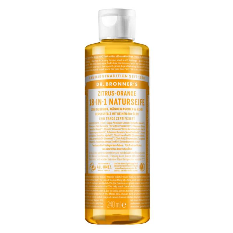 DR. BRONNER'S - 18-IN-1 Flüssigseife Citrus Orange von DR. BRONNER'S