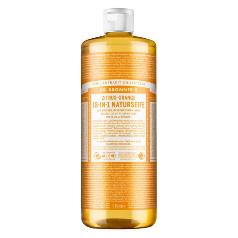 DR. BRONNER'S - 18-IN-1 Flüssigseife Citrus Orange von DR. BRONNER'S