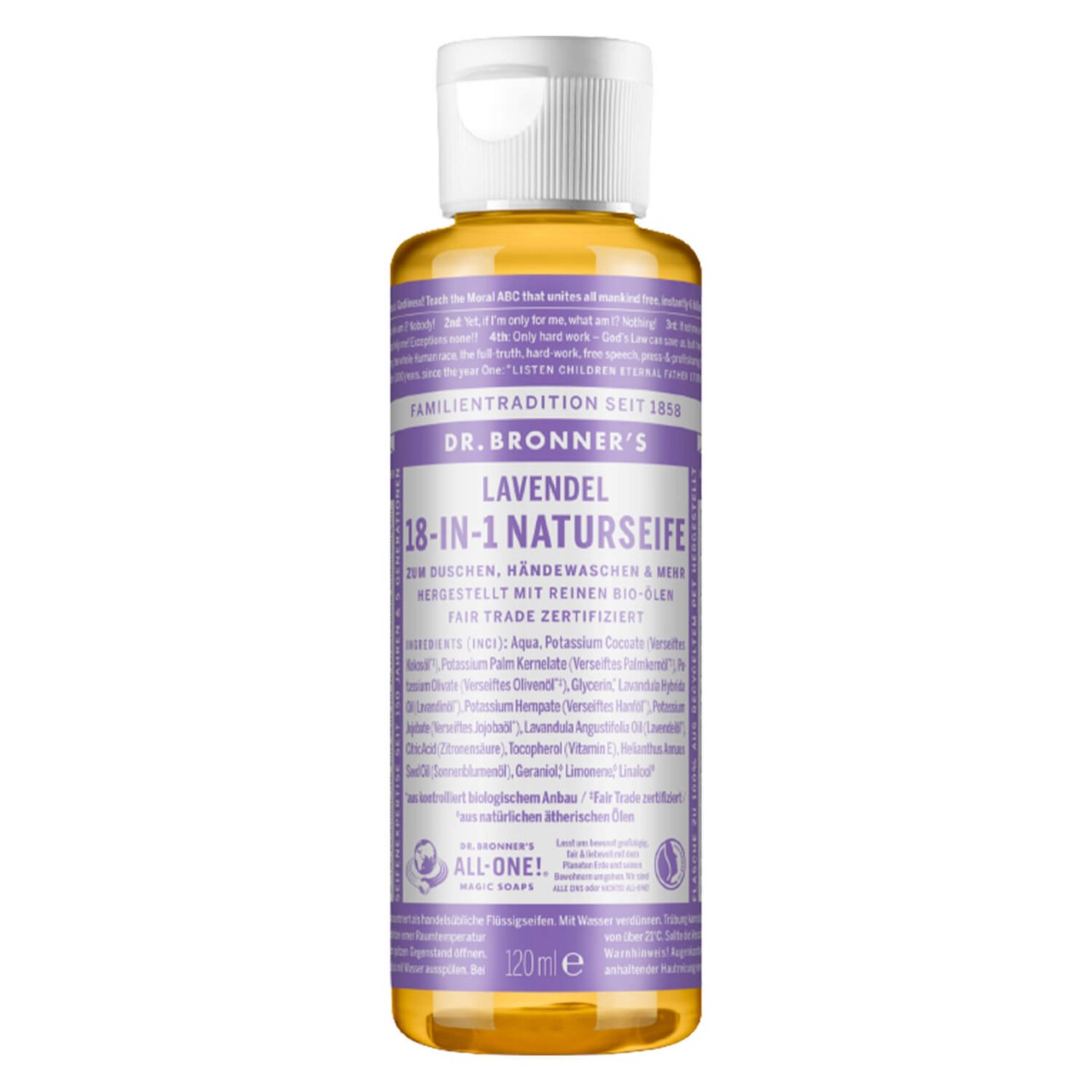 DR. BRONNER'S - 18-IN-1 Flüssigseife Lavender von DR. BRONNER'S