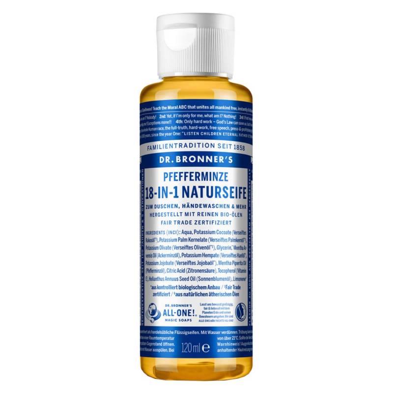 DR. BRONNER'S - 18-IN-1 Flüssigseife Peppermint von DR. BRONNER'S