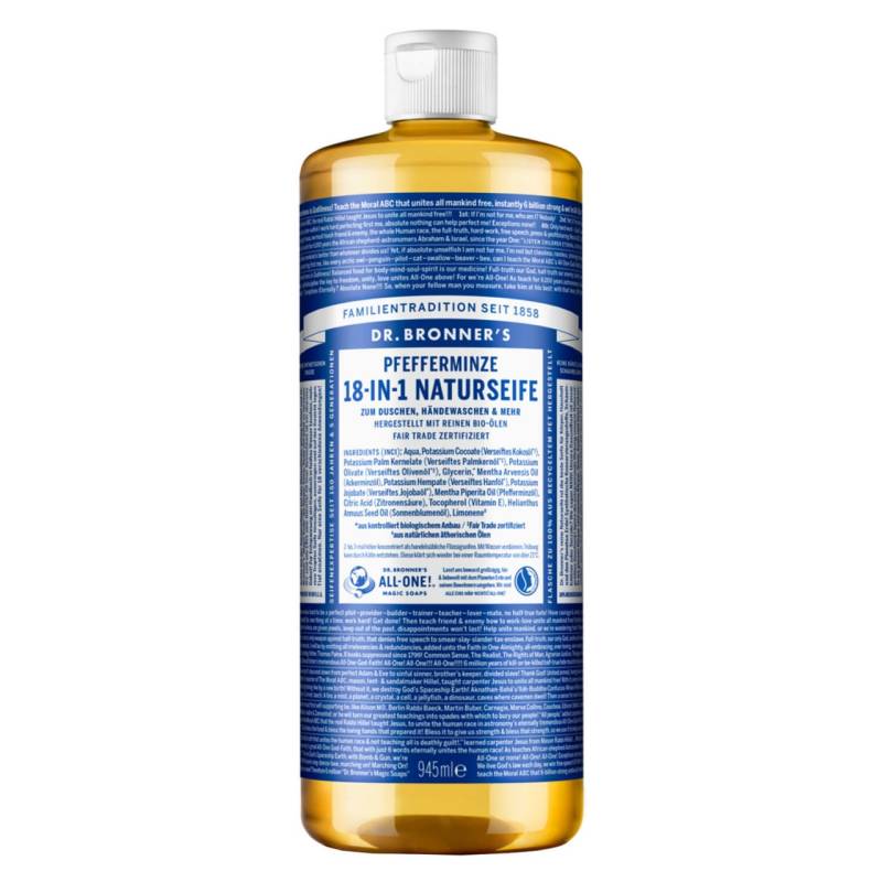 DR. BRONNER'S - 18-IN-1 Flüssigseife Peppermint von DR. BRONNER'S