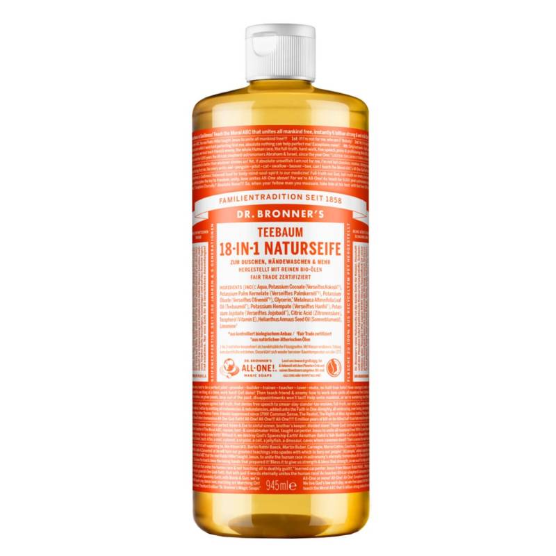 DR. BRONNER'S - 18-IN-1 Flüssigseife Teatree von DR. BRONNER'S