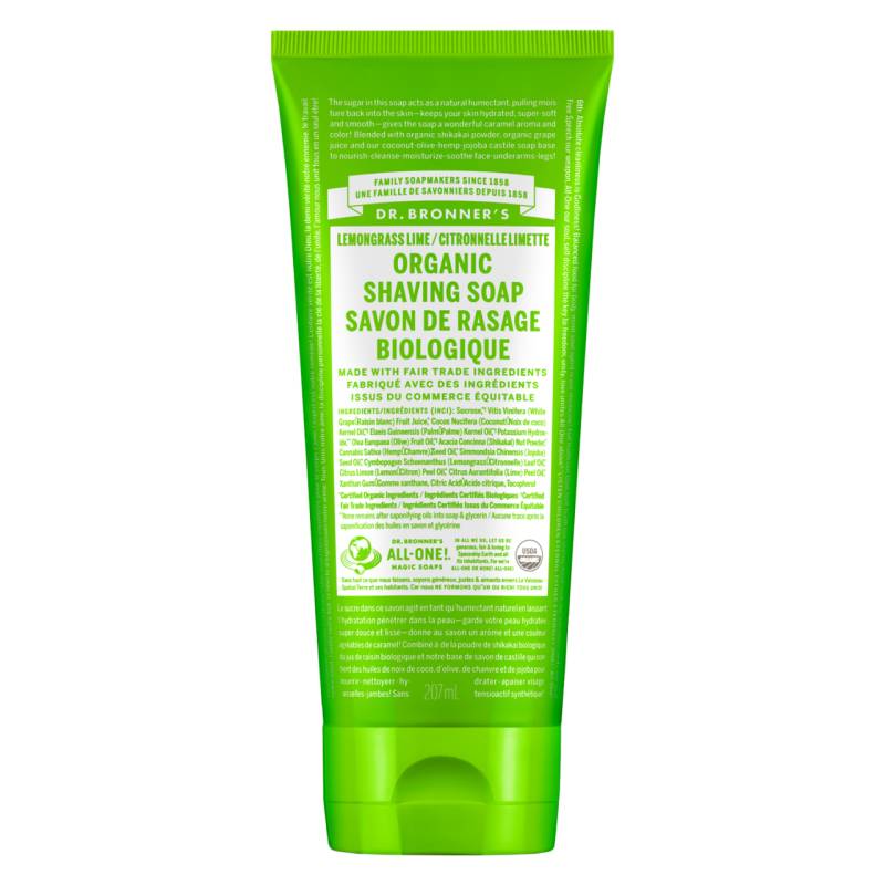 DR. BRONNER'S - Shaving Soap Lemongrass Lime von DR. BRONNER'S