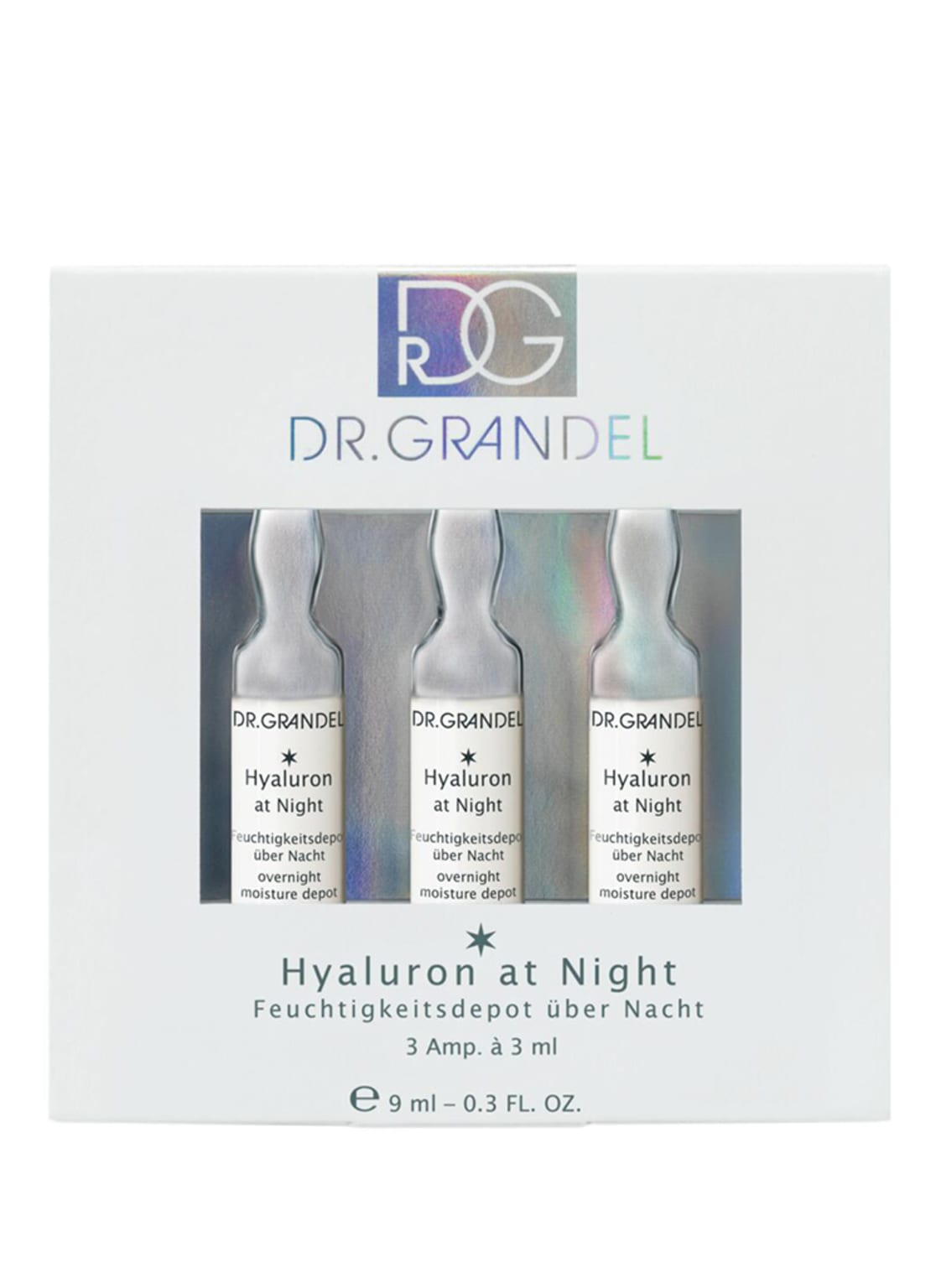 Dr. Grandel Ampoules - Hyaluron At Night Nährende Wirkstoffampulle (3 x 3ml) 9 ml von DR. GRANDEL