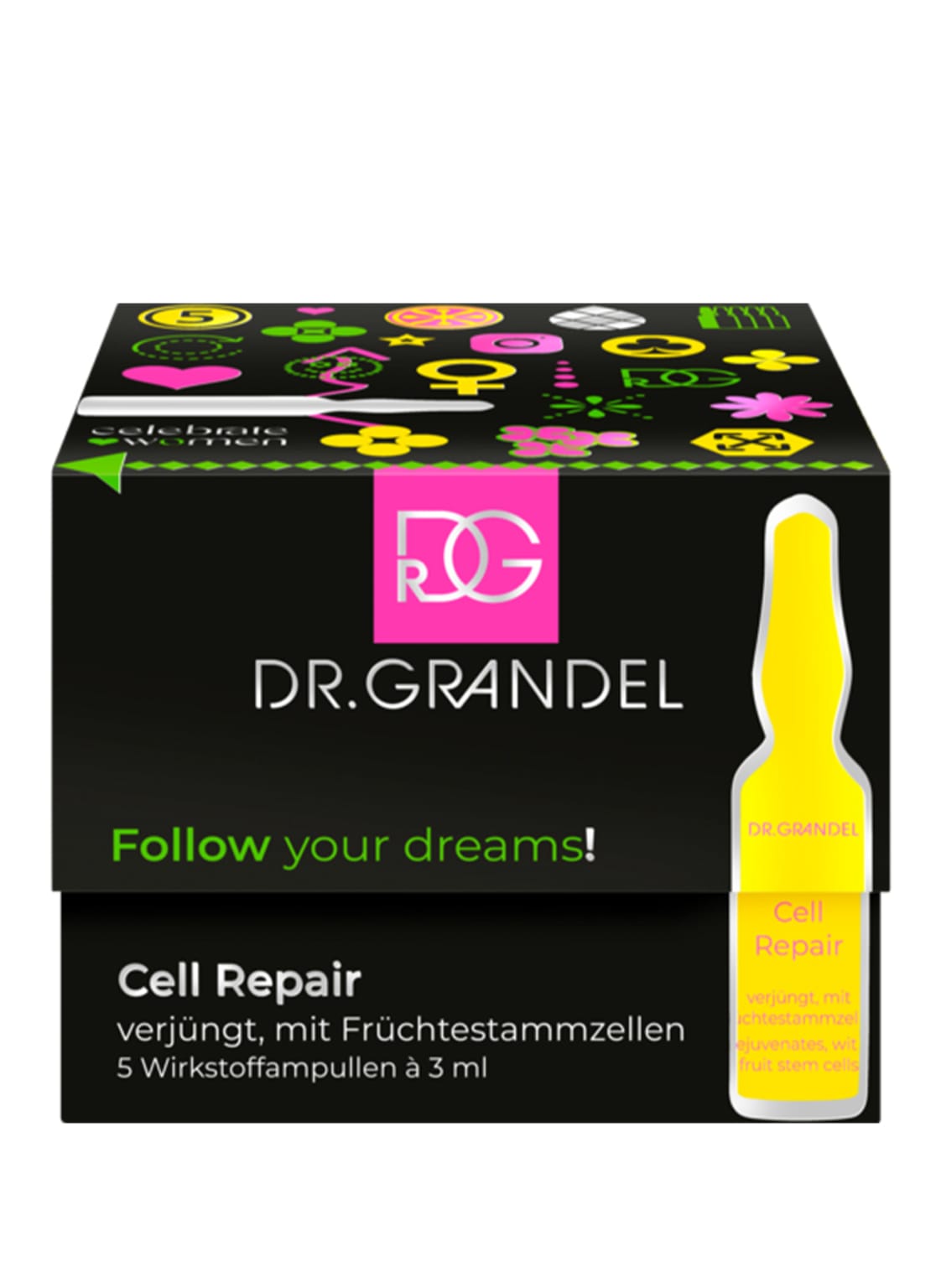 Dr. Grandel Ampulle Cell Repair Verjüngende Wirkstoffampulle (5 x 3ml) 15 ml von DR. GRANDEL